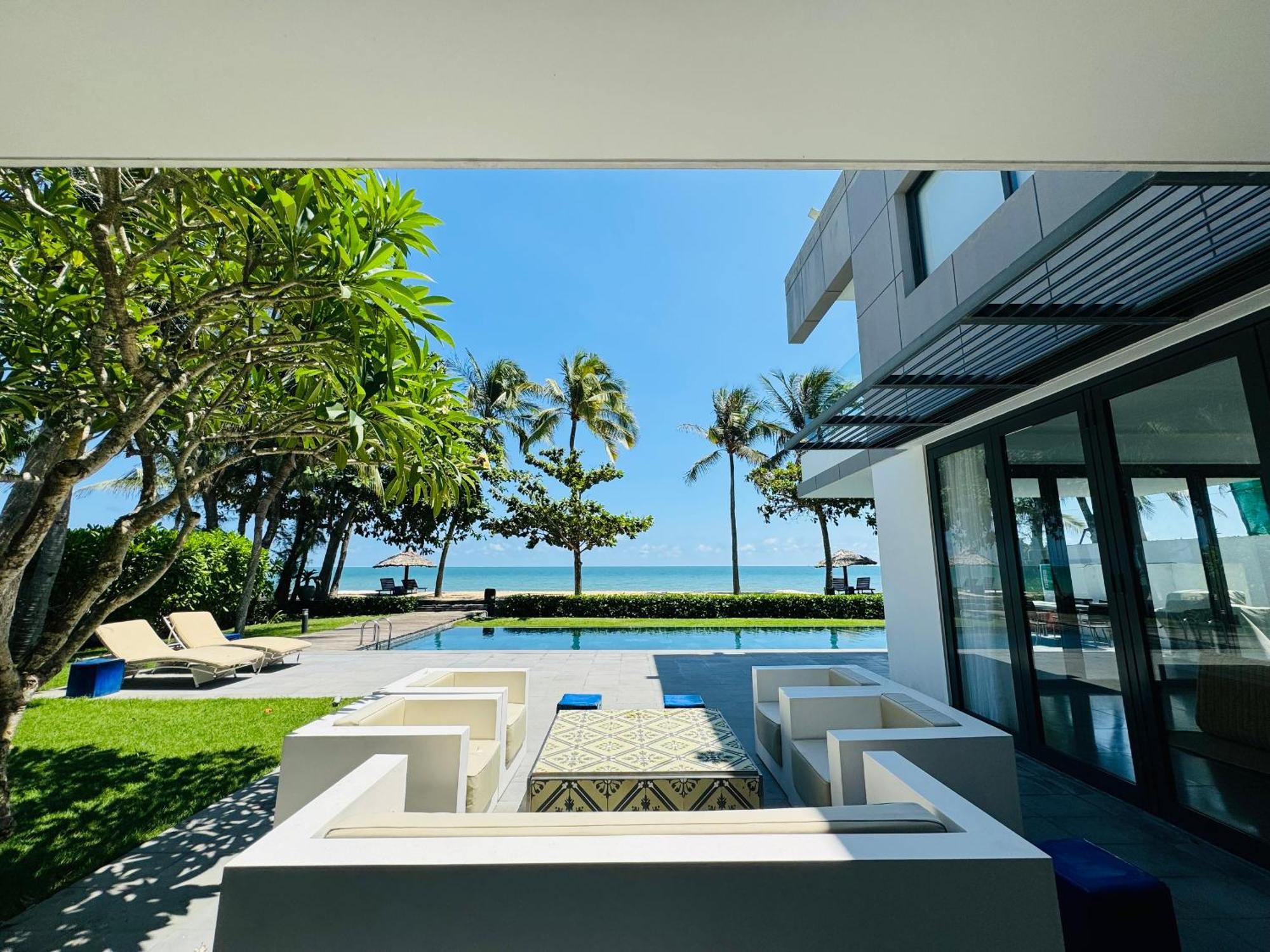 Premium Beachfront Villa 5 Bedrooms 1000M2 Sanctuary Ho Tram Resort Ll Bbq Buitenkant foto