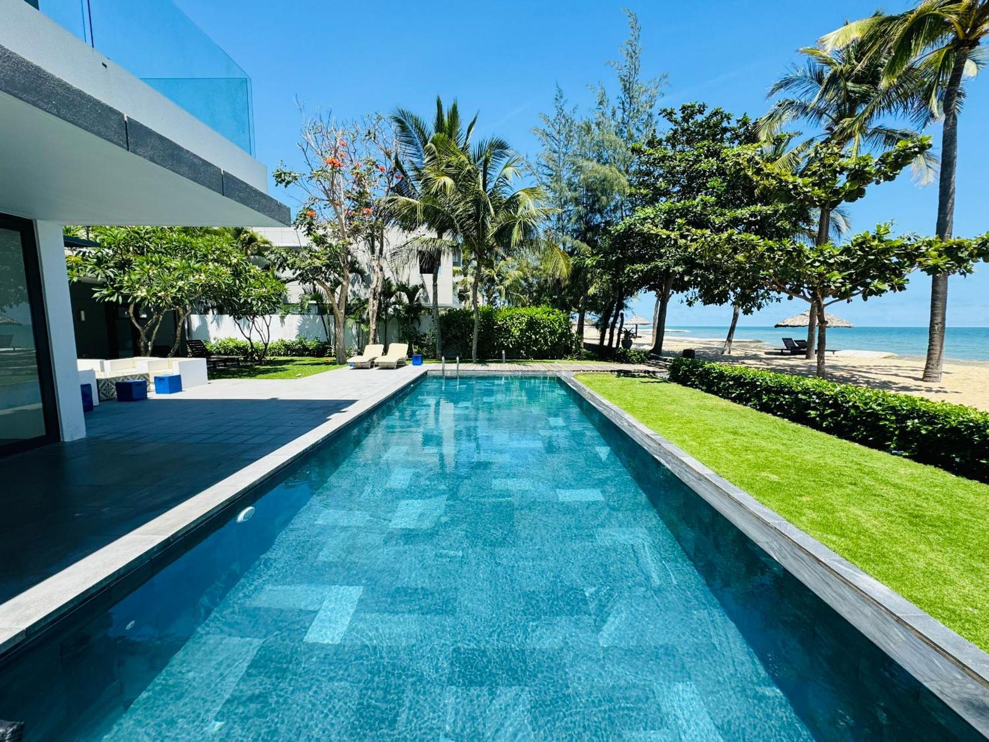 Premium Beachfront Villa 5 Bedrooms 1000M2 Sanctuary Ho Tram Resort Ll Bbq Buitenkant foto